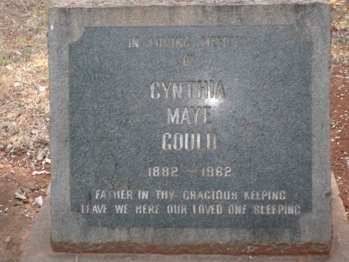 GOULD Cynthia Maye 1882-1962