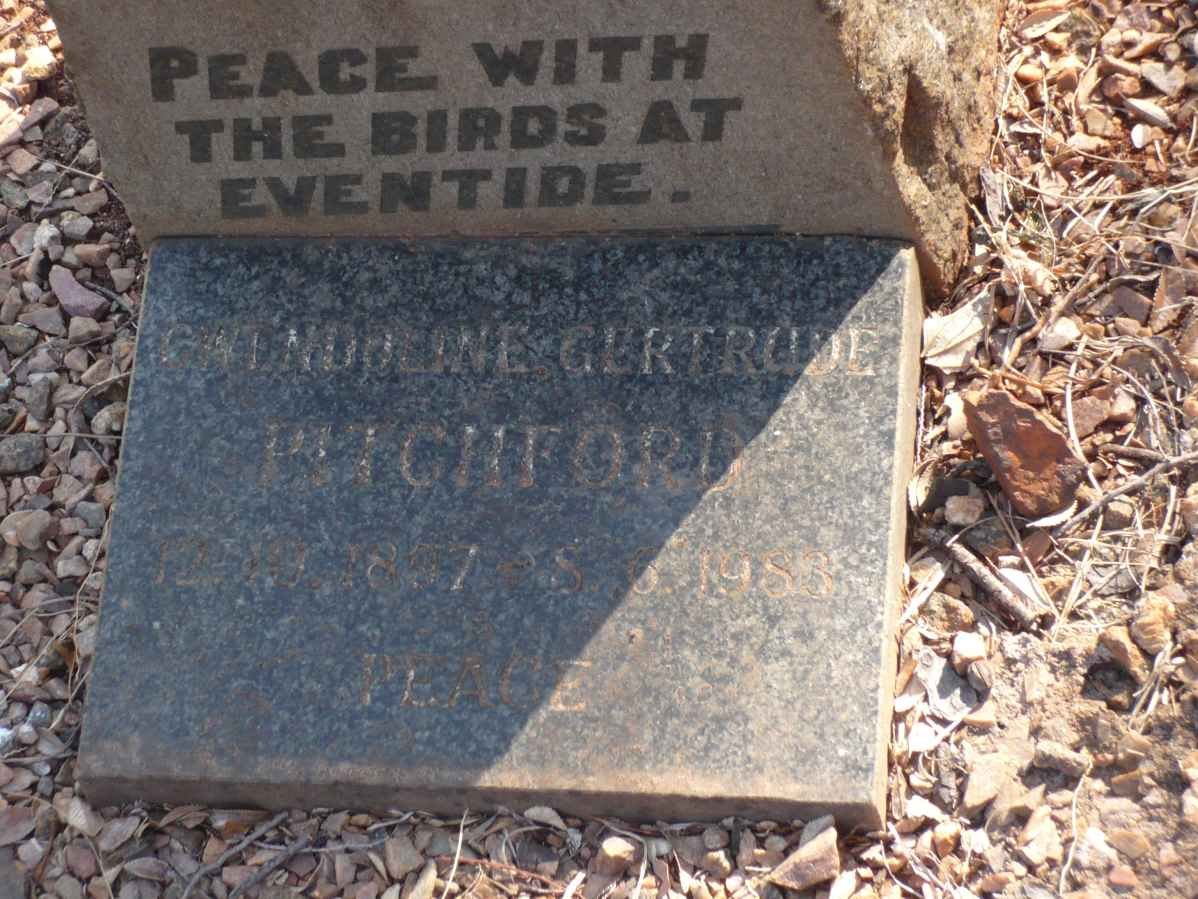 PITCHFORD Gwendeline Gertrude 1897-1983