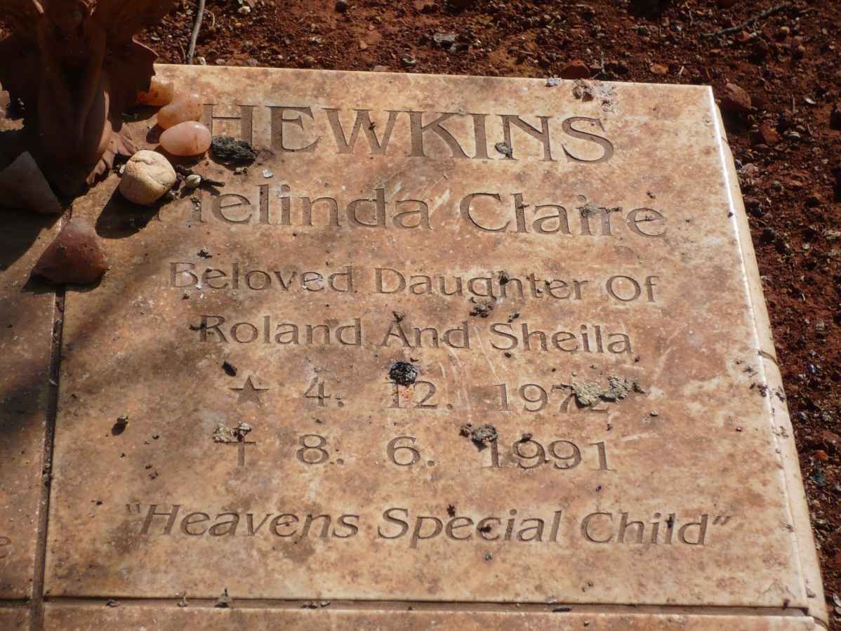 HEWKINS Belinda Claire 1972-1991