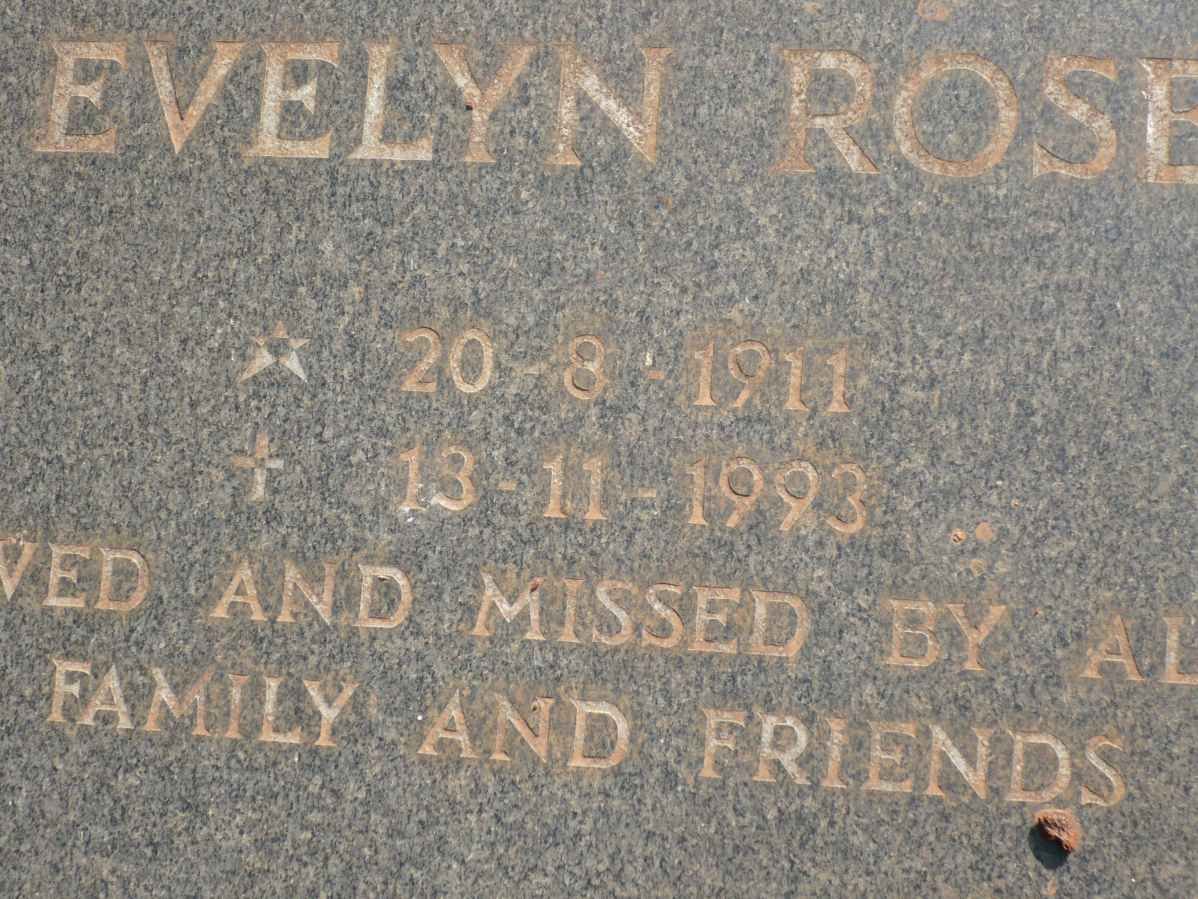 HEERDEN Evelyn Rose, van 1911-1993