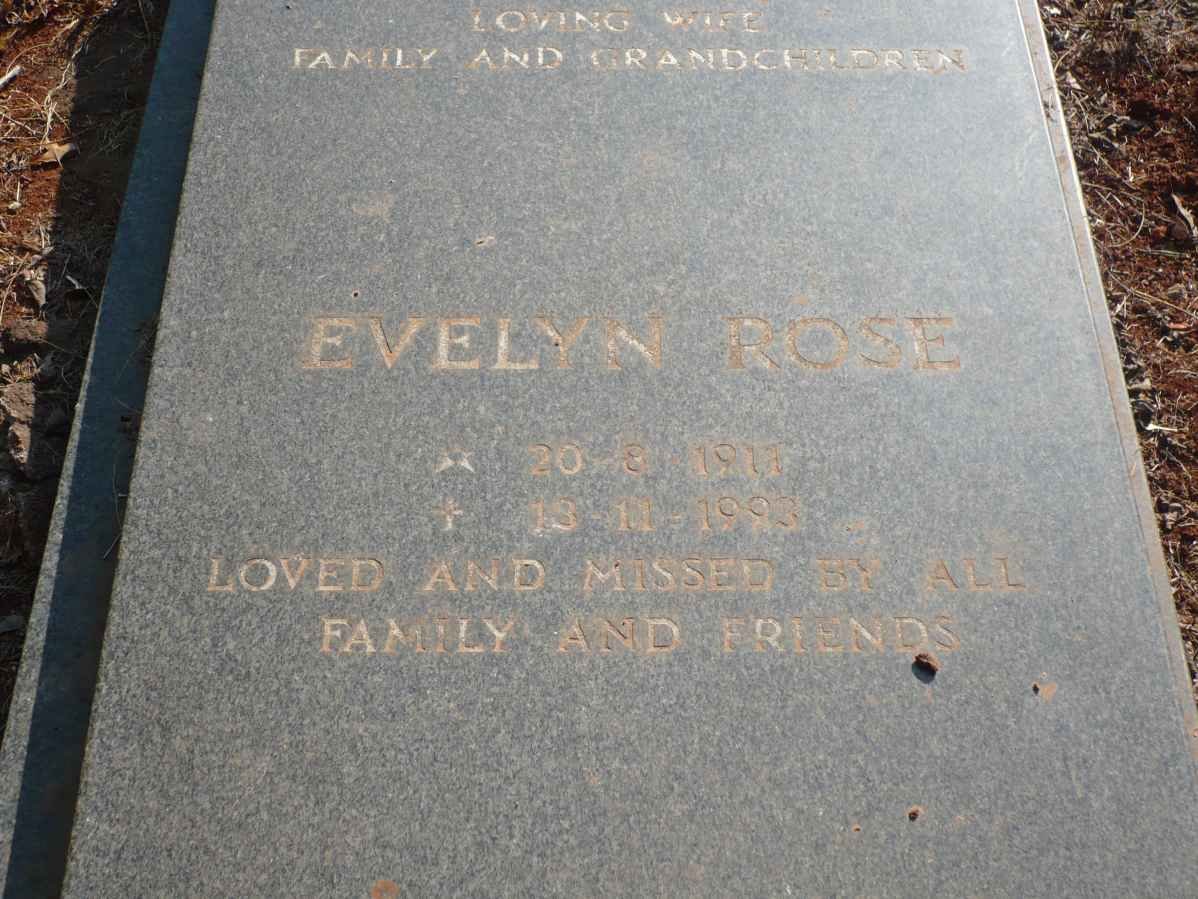 HEERDEN Evelyn Rose, van 1911-1993