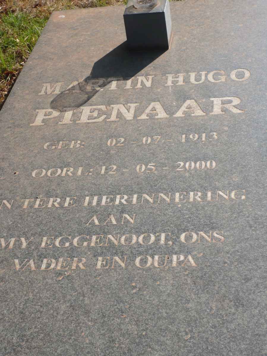 PIENAAR Martin Hugo 1913-2000