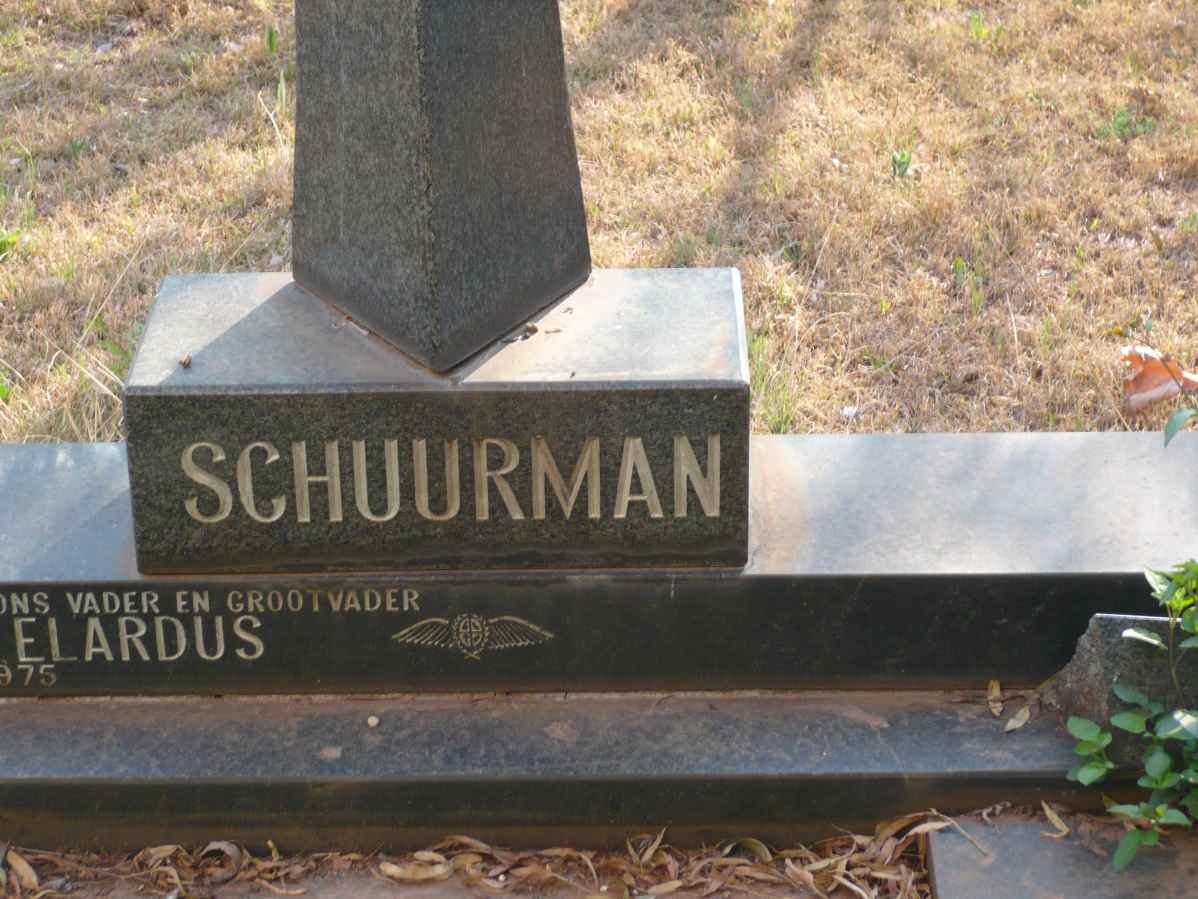 SCHUURMAN Michiel Christiaan Alardus 1920-1975