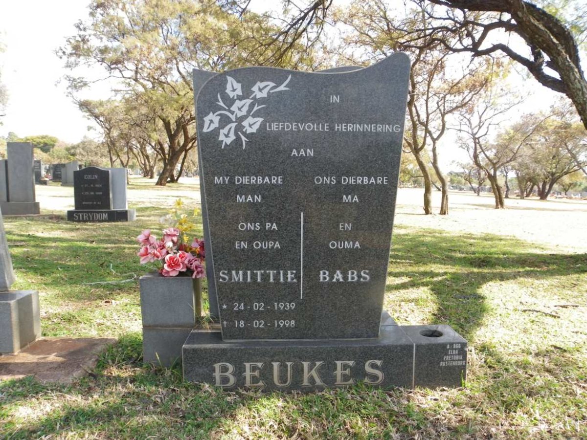 BEUKES Smittie 1939-1998 &amp; Babs