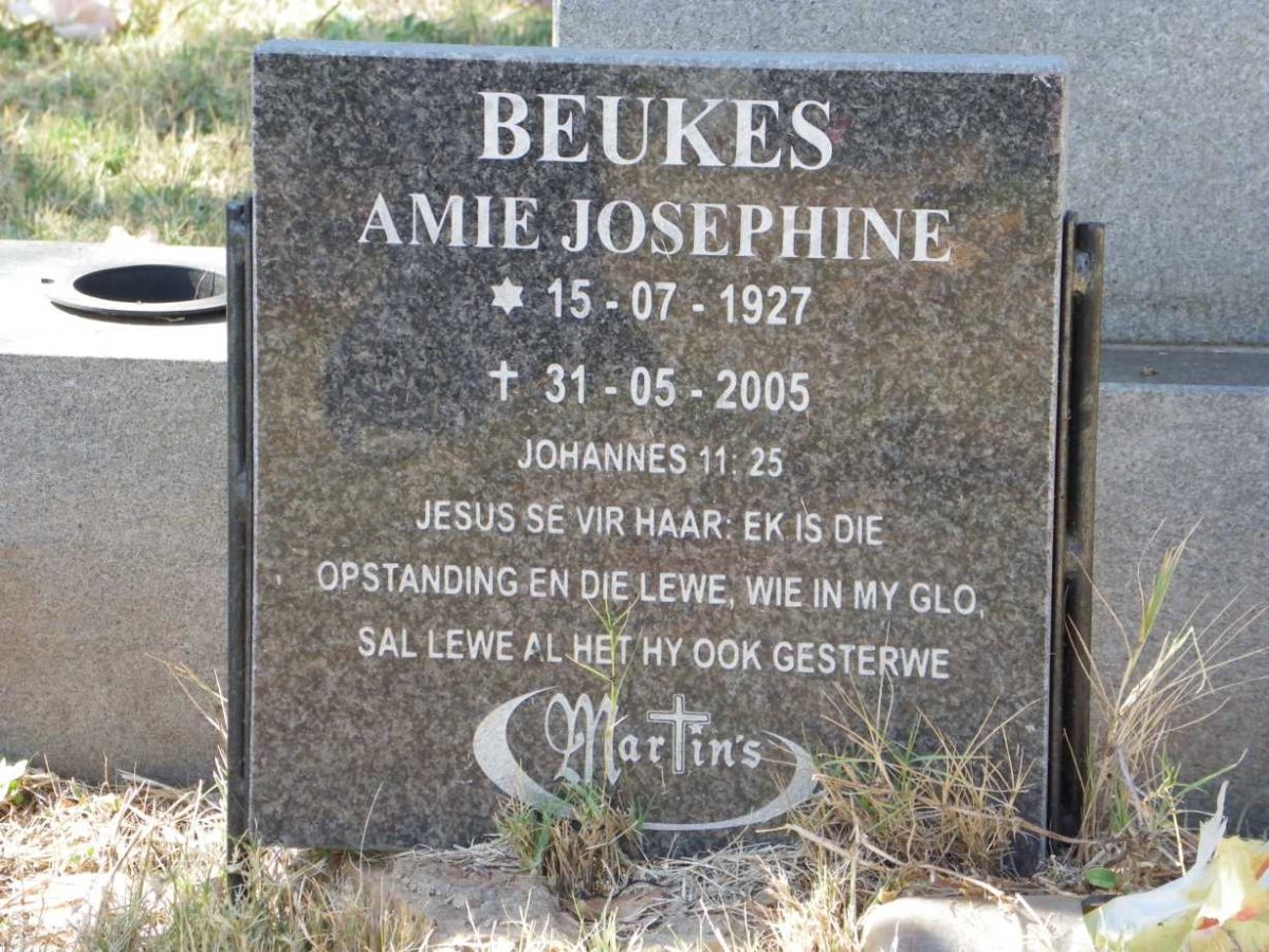 BEUKES Amie Josephine 1927-2005