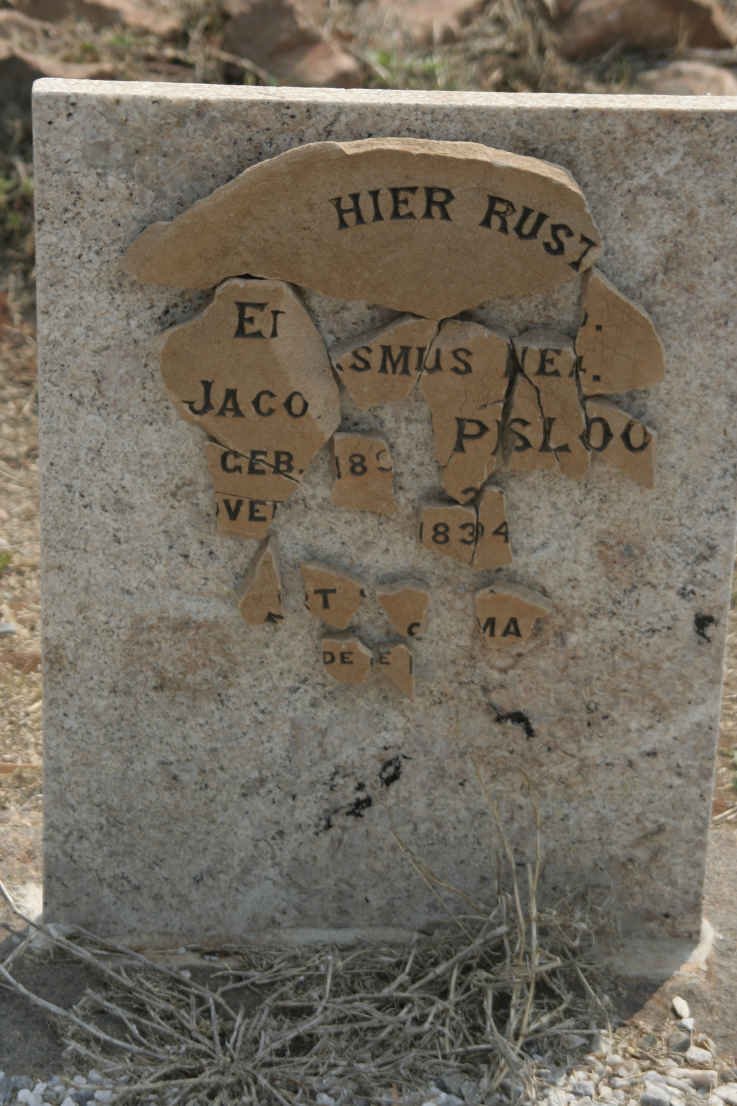 PRINSLOO Erasmus Daniel Jacobus 1830-1894