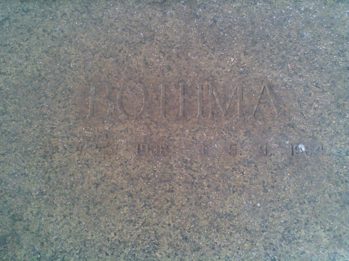 BOTHMA ? 1938-1984