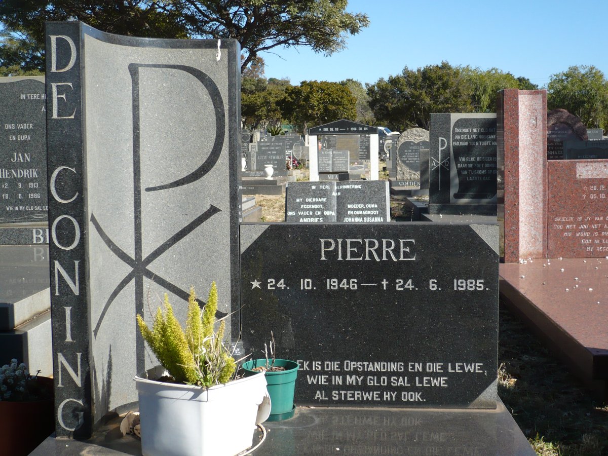 CONING Pierre, de 1946-1985