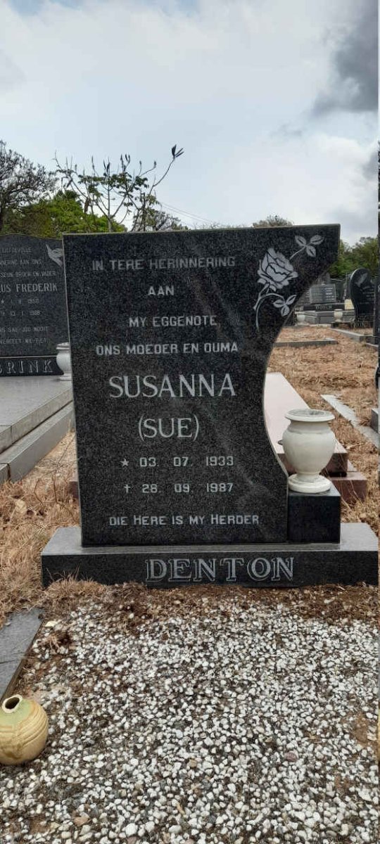 DENTON Susanna 1933-1987
