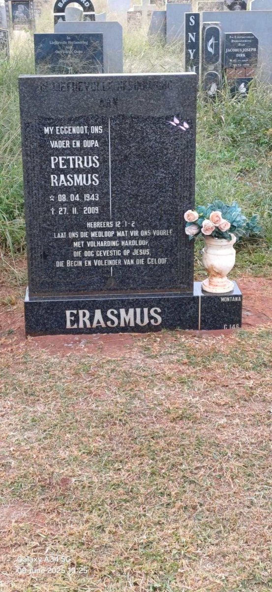 ERASMUS Petrus Rasmus 1943-2009