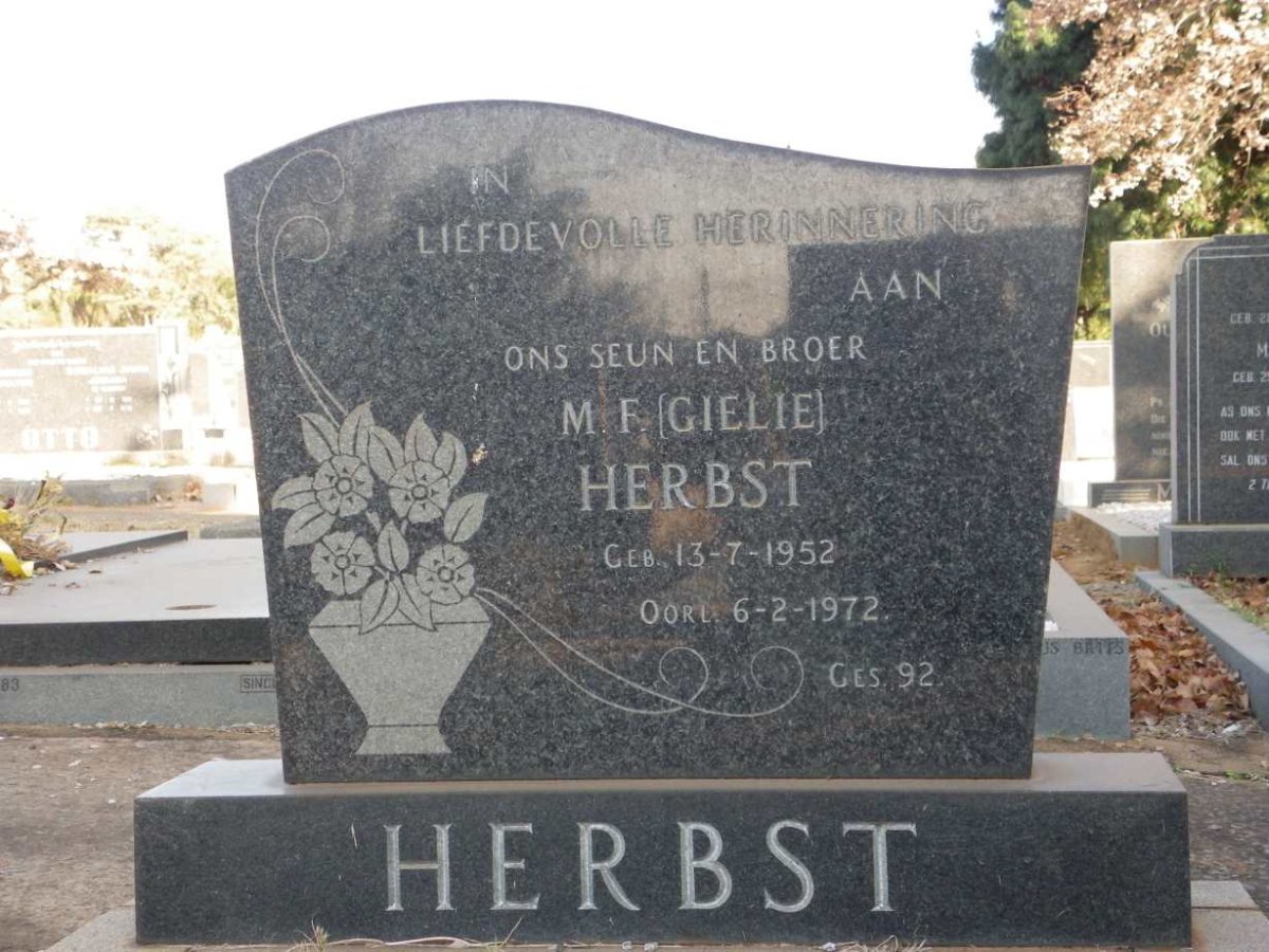 HERBST M.F. 1952-1972