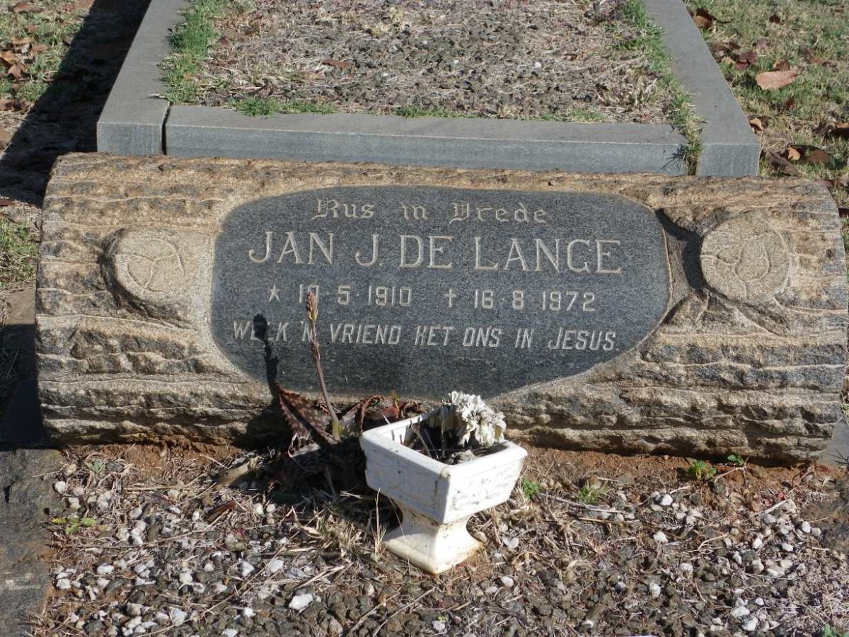 LANGE Jan J., de 1910-1972