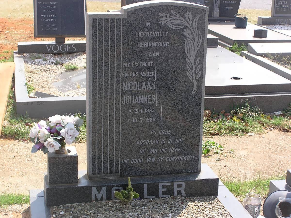 MÖLLER Nicolaas Johannes 1933-1989