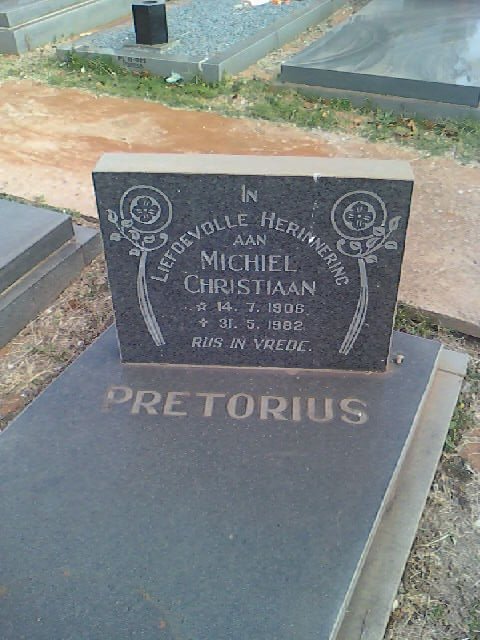 PRETORIUS Michiel Christiaan 1906-1982