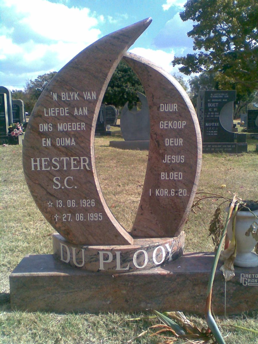 PLOOY Hester S.C., du 1926-1995