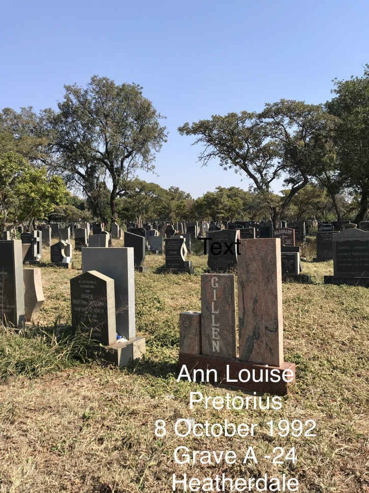 PRETORIUS Ann Louise nee FLEISCHMAN 1910-1992