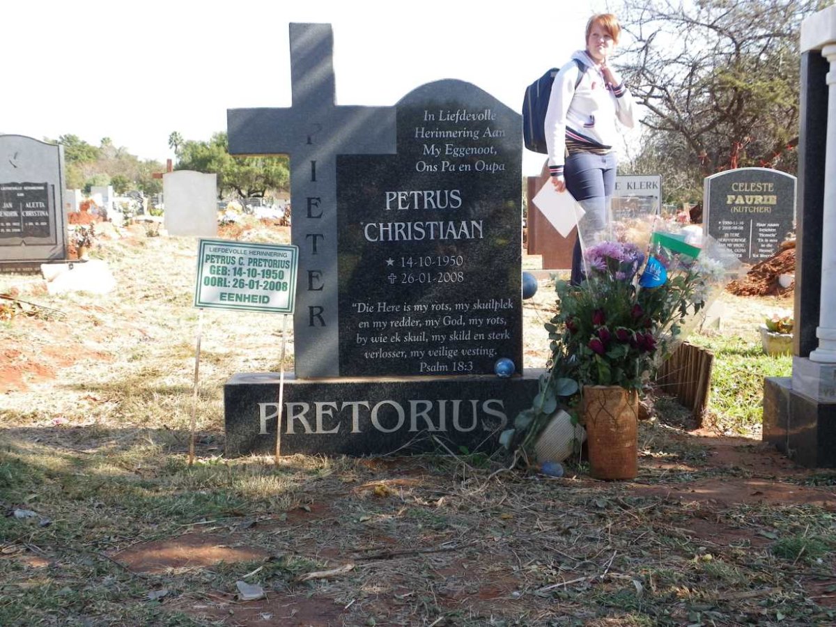 PRETORIUS Petrus Christiaan 1950-2008