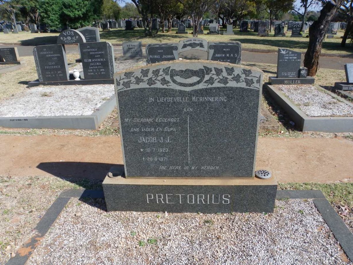 PRETORIUS Jacob J.J. 1923-1971