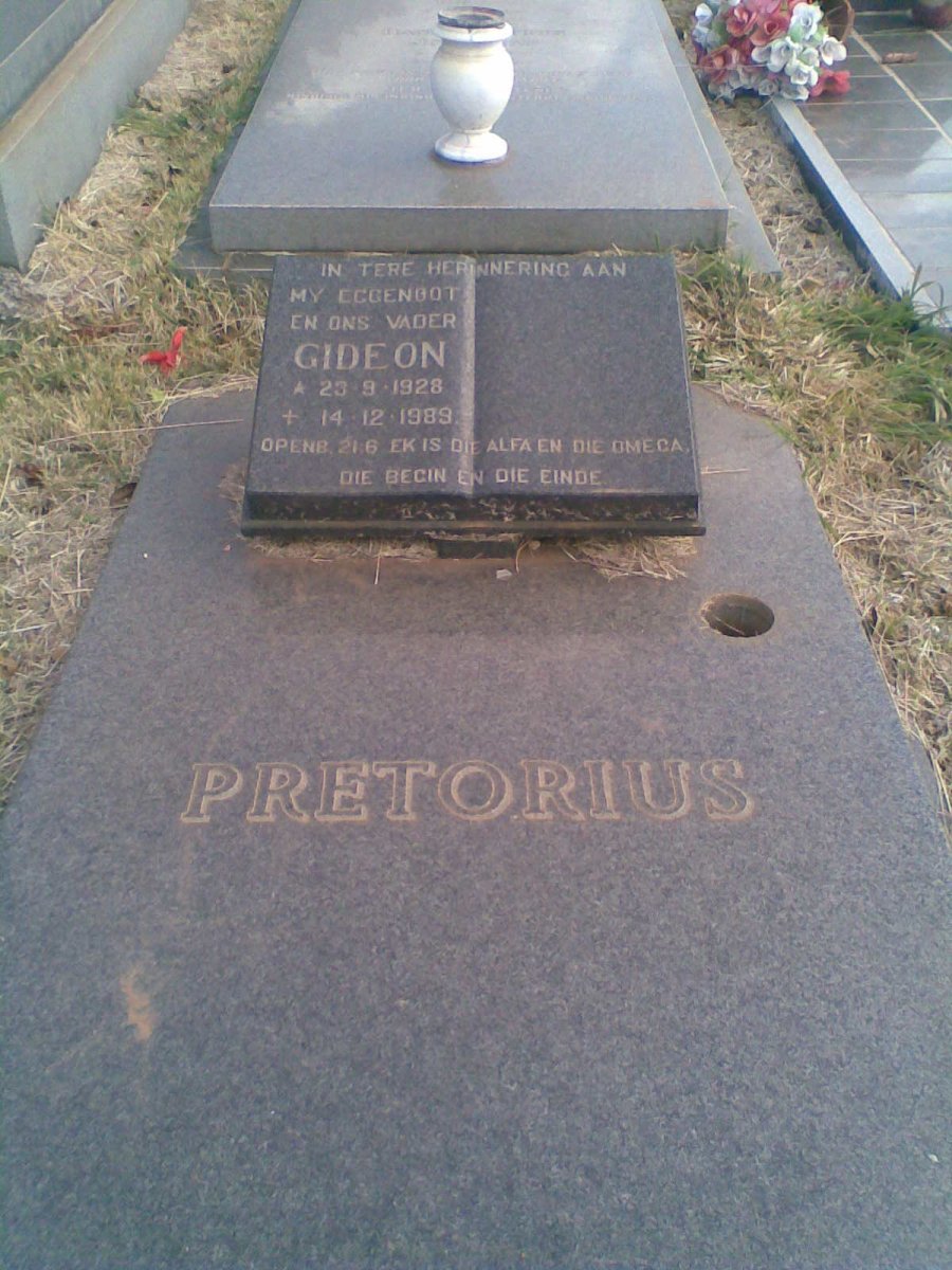 PRETORIUS Gideon 1928-1989