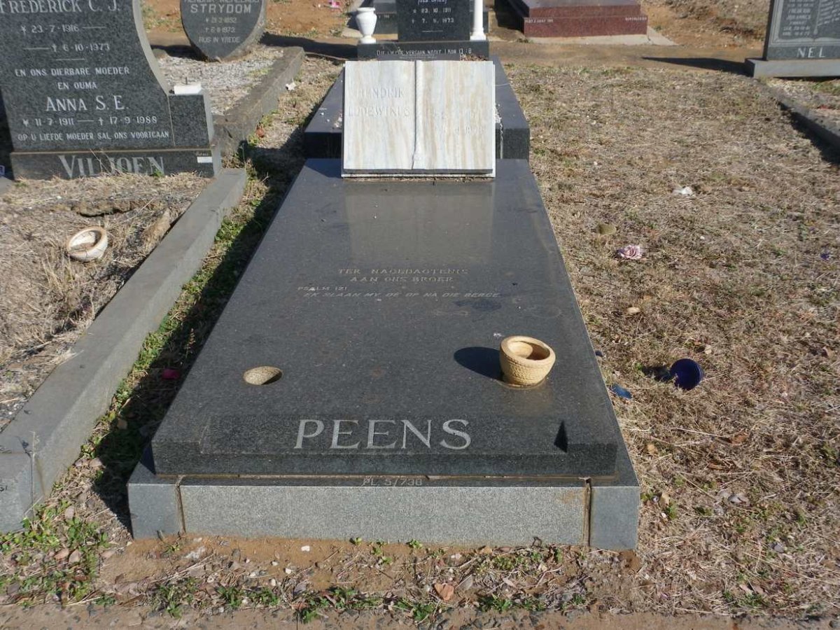 PEENS Hendrik Lodewikus 1941-1978