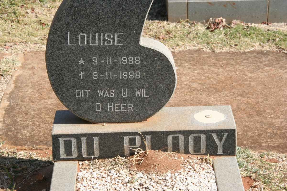 PLOOY Louise, du 1988-1988