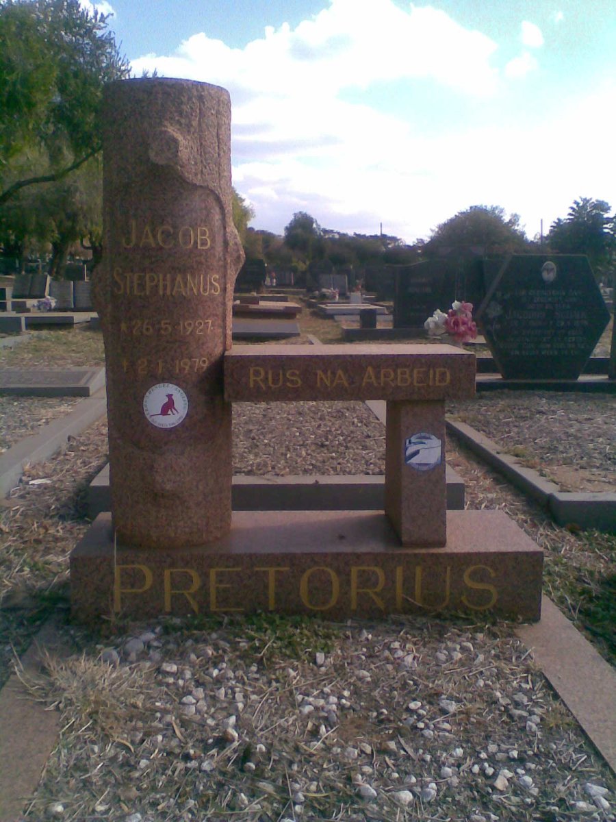 PRETORIUS Jacob Stephanus 1927-1979