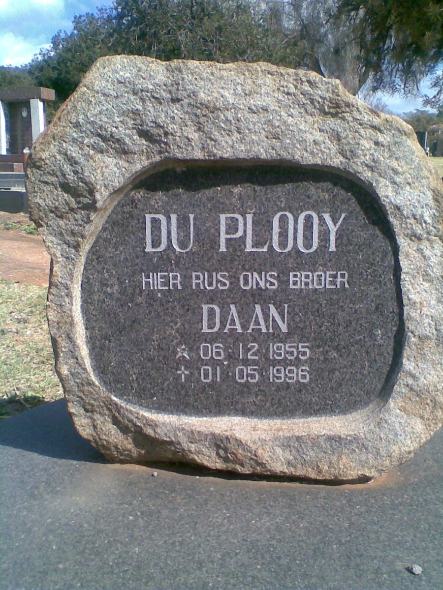 PLOOY Daan, du 1955-1996