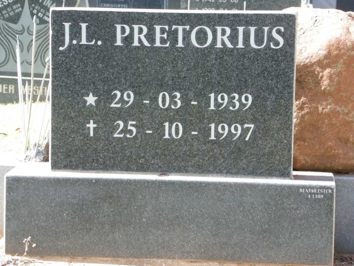 PRETORIUS J.L. 1939-1997