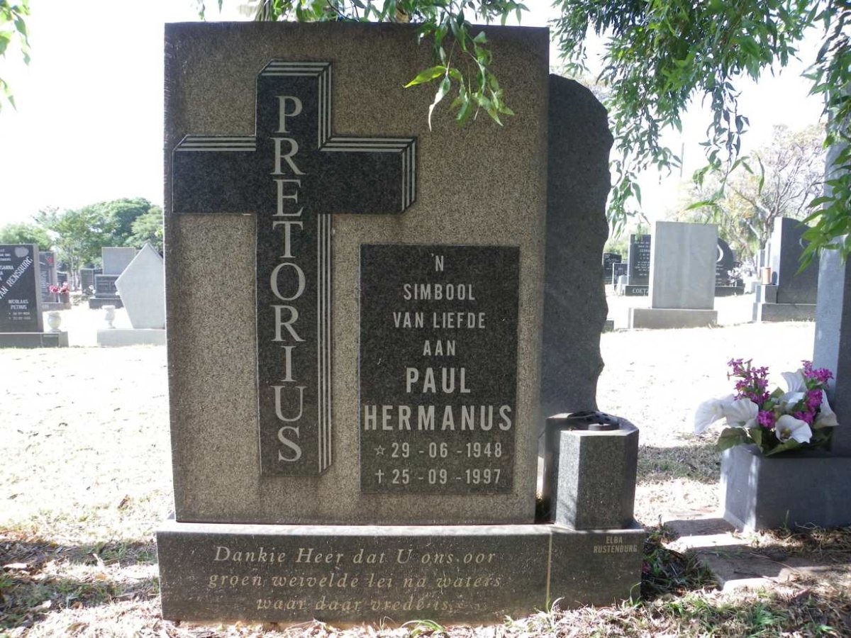 PRETORIUS Paul Hermanus 1948-1997