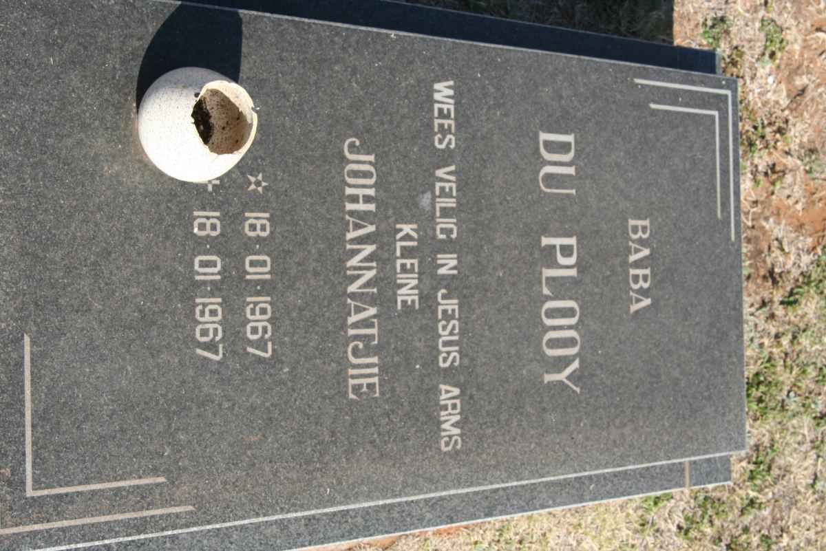 PLOOY Johannatjie, du 1967-1967
