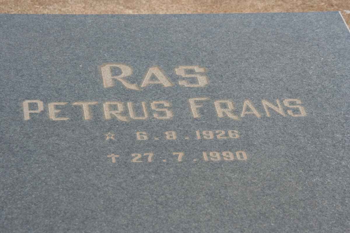RAS Petrus Frans 1926-1990