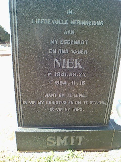 SMIT Niek 1941-1994