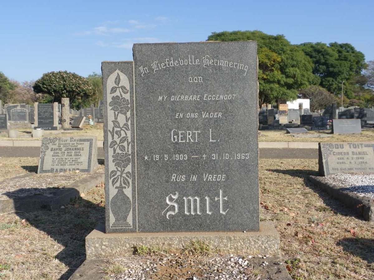 SMIT Gert L. 1903-1963