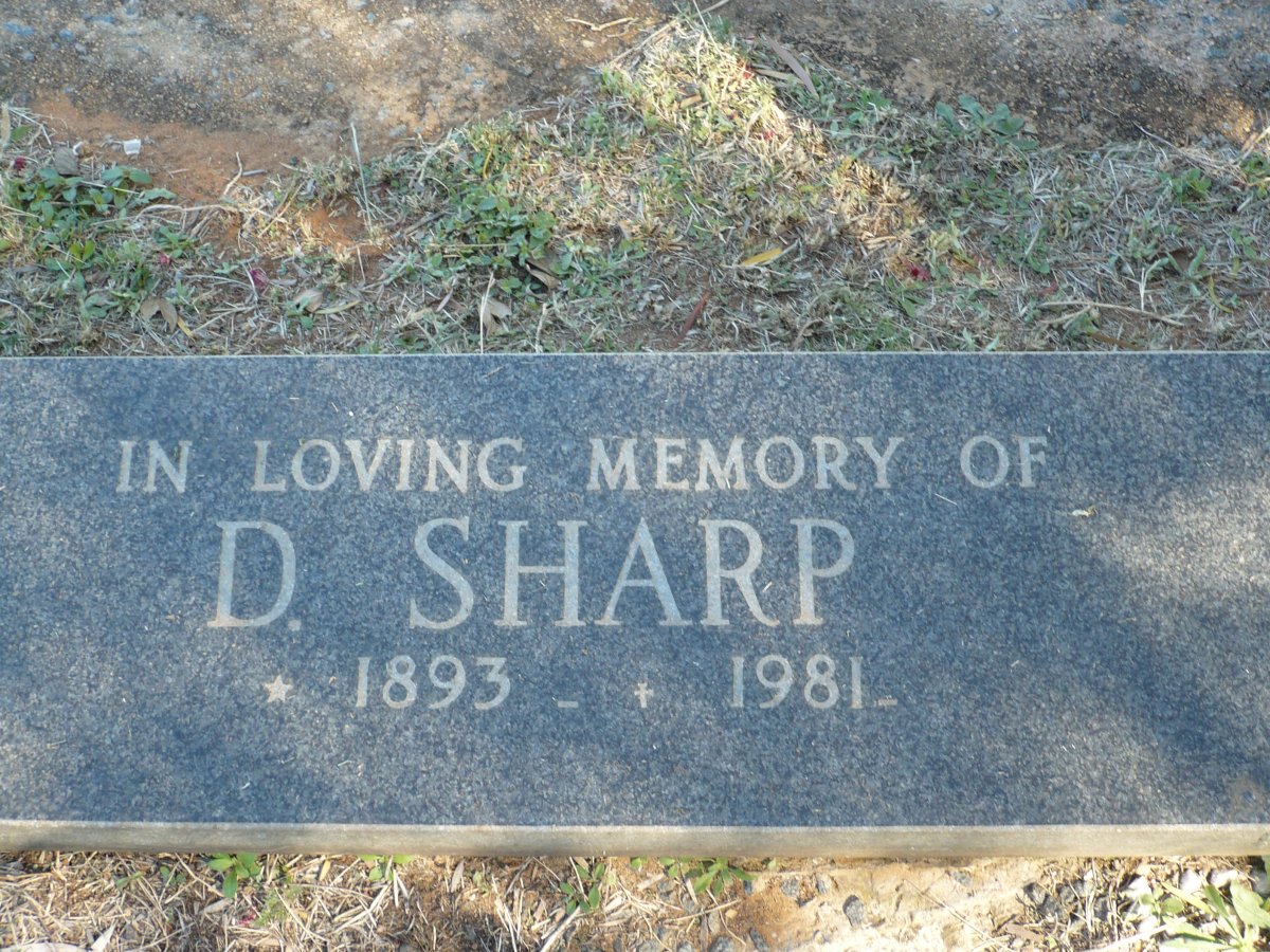 SHARP D. 1893-1981