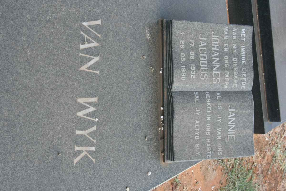 WYK Johannes Jacobus, van 1932-1990