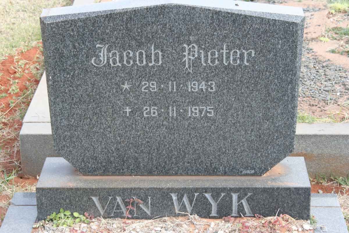 WYK Jacob Pieter, van 1943-1975