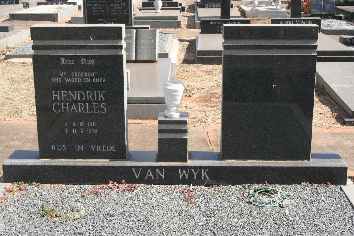 WYK Hendrik Charles, van 1911-1978