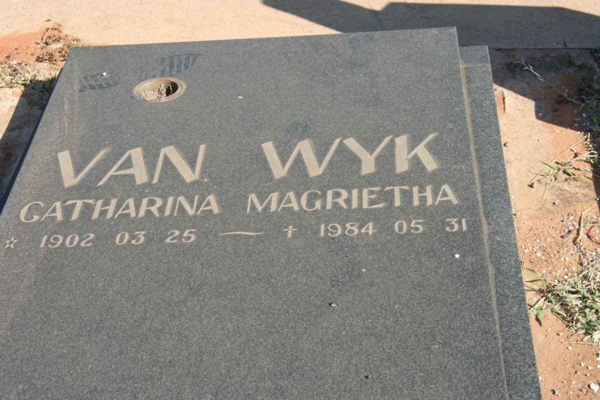 WYK Catharina Magrietha, van 1902-1984
