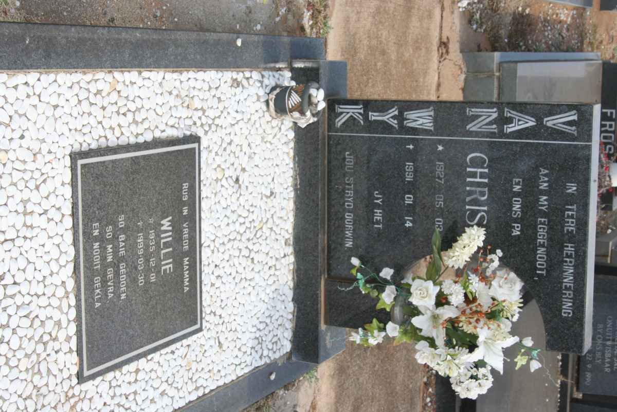 WYK Chris, van 1927-1991 &amp; Willie 1935-1999