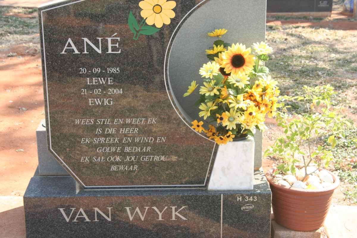 WYK Ane, van 1985-2004