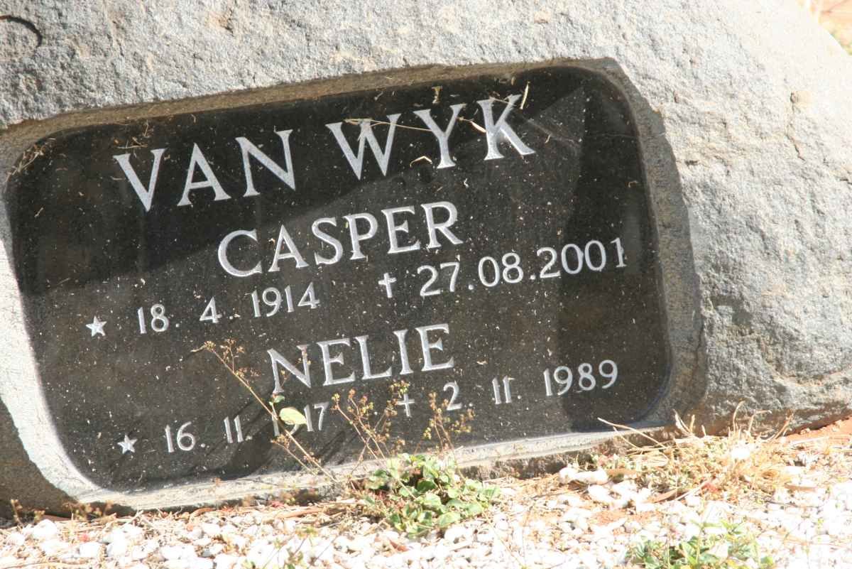 WYK Casper, van 1914-2001 &amp; Nelie 1917-1989