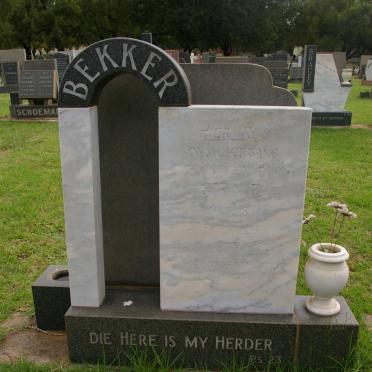 BEKKER C.H.S. 1926-1982