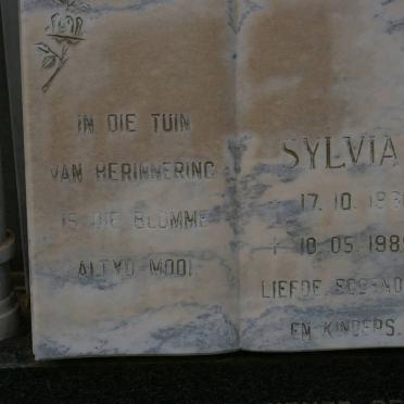 HEERDEN Sylvia, van 1936-1989