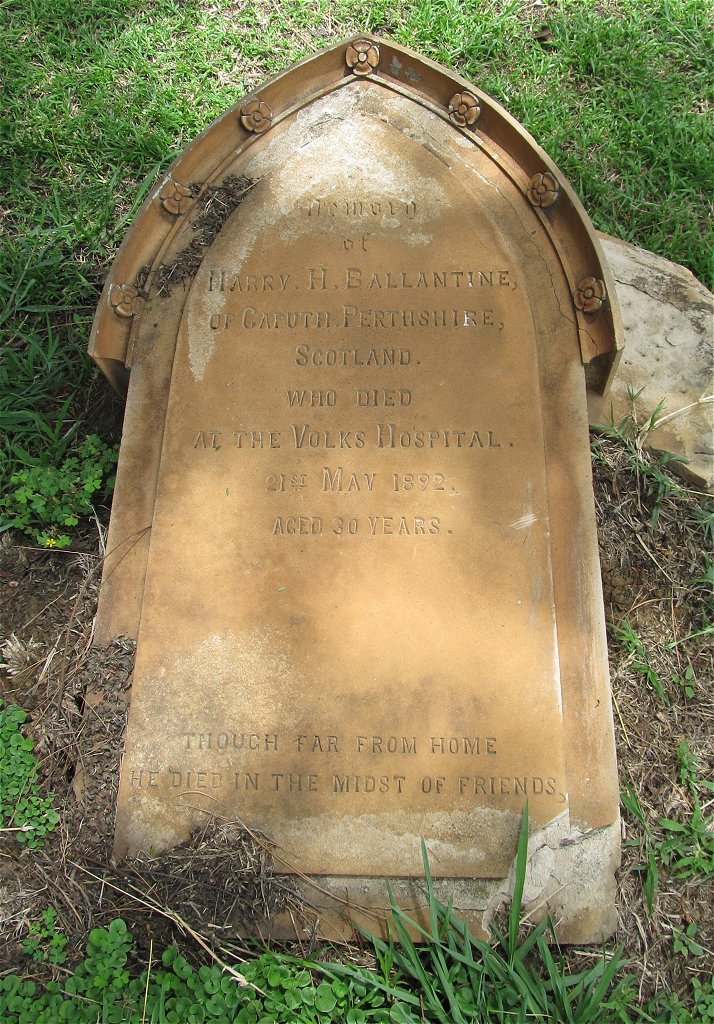 BALLANTINE Harry H. -1892