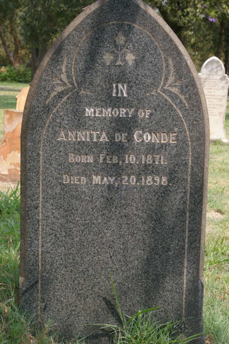 CONDE Anita, de 1871-1898
