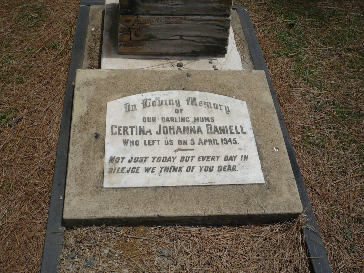 DANIELL Gertina Johanna -1945