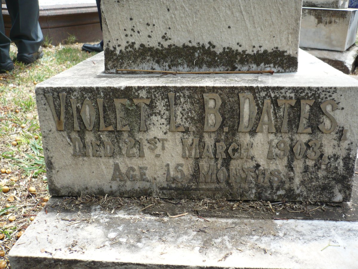 DATES Violet L.B. -1903