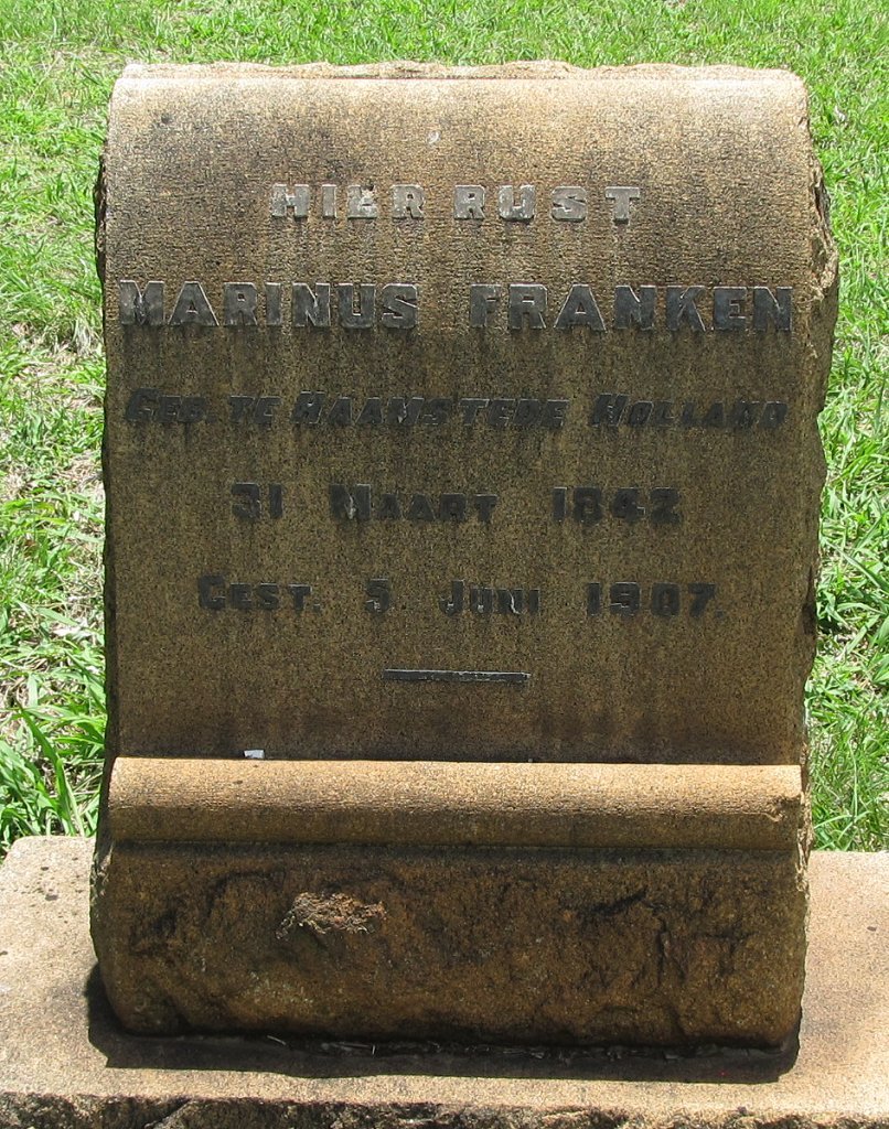 FRANKEN Marinus 1842-1907