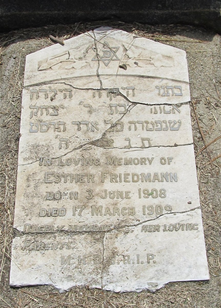 FRIEDMANN Esther 1908-1909
