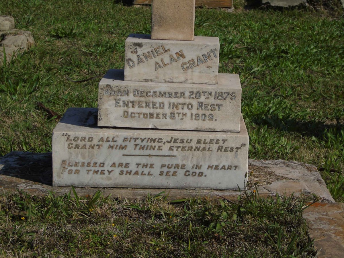 GRANT Daniel Alan 1875-1909